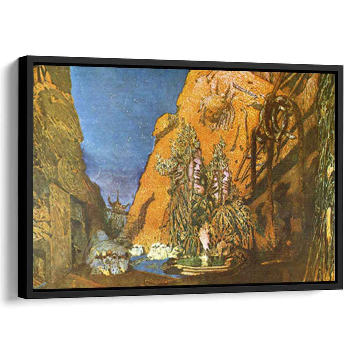 Le dieu bleu - set design (1912) by Leon Bakst