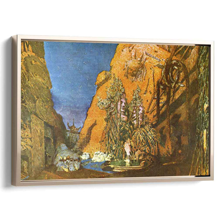 Le dieu bleu - set design (1912) by Leon Bakst