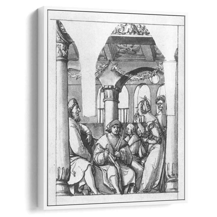 Leaena Before the Judges (1518) by Hans Holbein the Younger