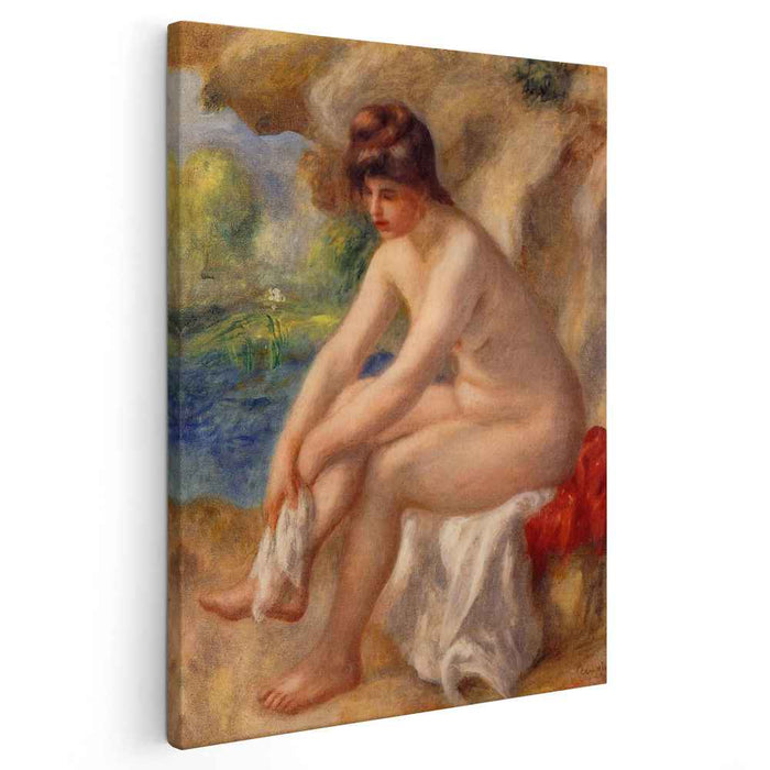 Leaving the Bath (1890) by Pierre-Auguste Renoir