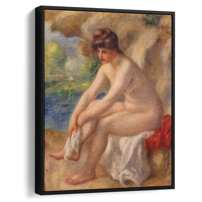 Leaving the Bath (1890) by Pierre-Auguste Renoir