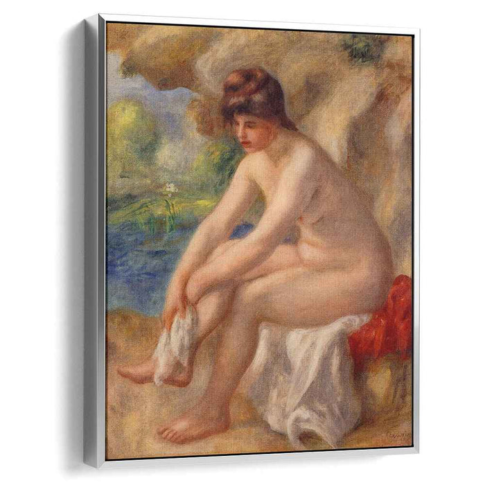 Leaving the Bath (1890) by Pierre-Auguste Renoir