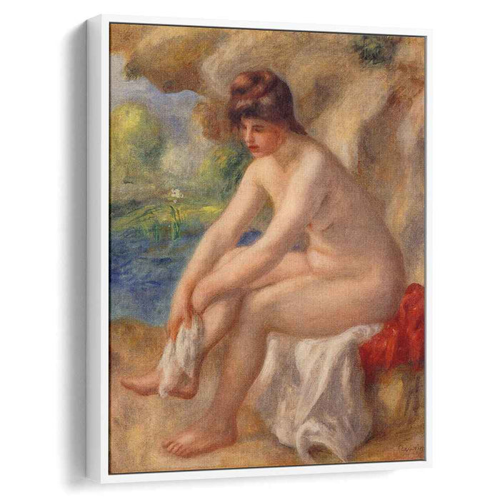 Leaving the Bath (1890) by Pierre-Auguste Renoir