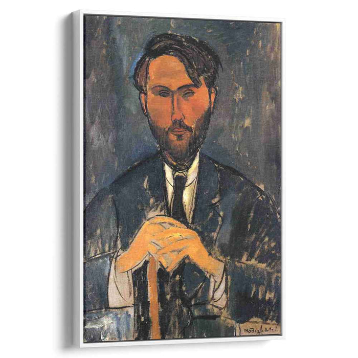 Leopold Zborowski with a walking stick (1917) by Amedeo Modigliani