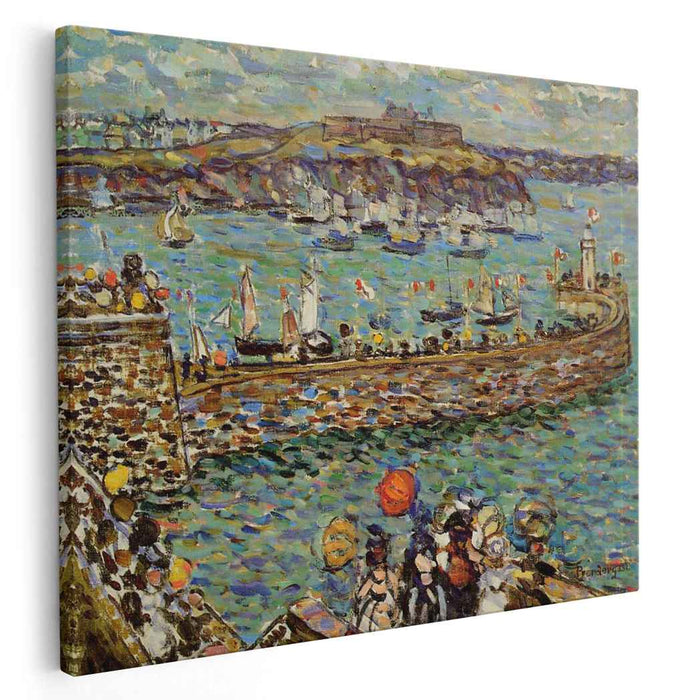 Lighthouse at St. Malo (1907) by Maurice Prendergast