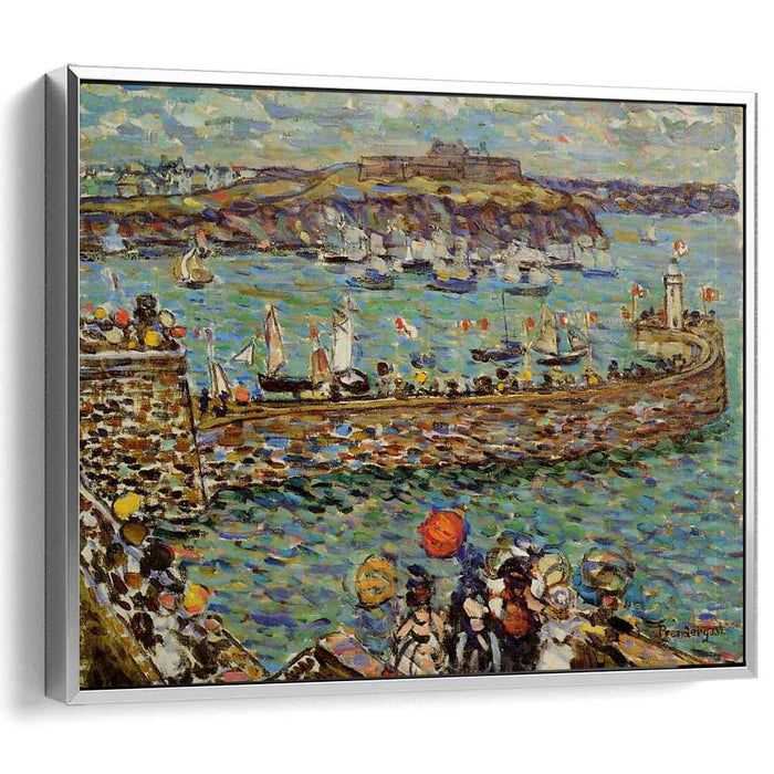 Lighthouse at St. Malo (1907) by Maurice Prendergast