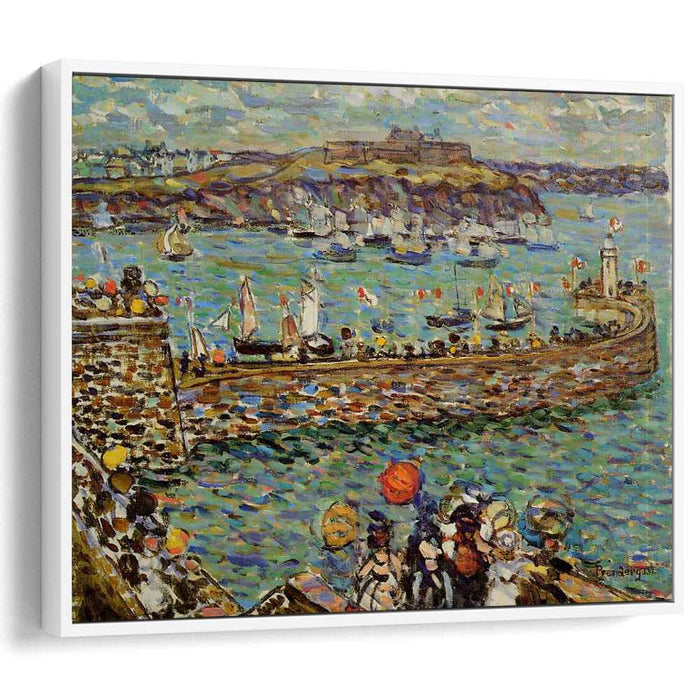 Lighthouse at St. Malo (1907) by Maurice Prendergast