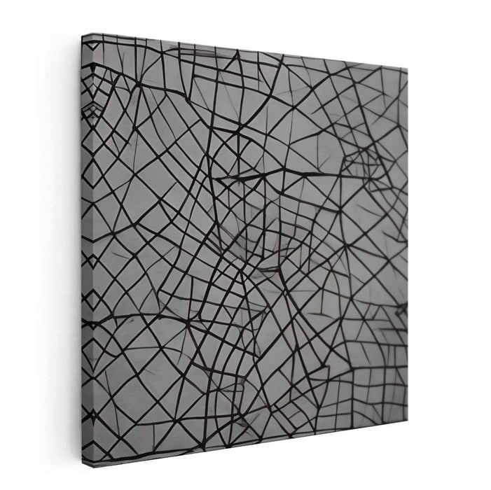 Infinite Angles: Abstract Geometric Canvas Art