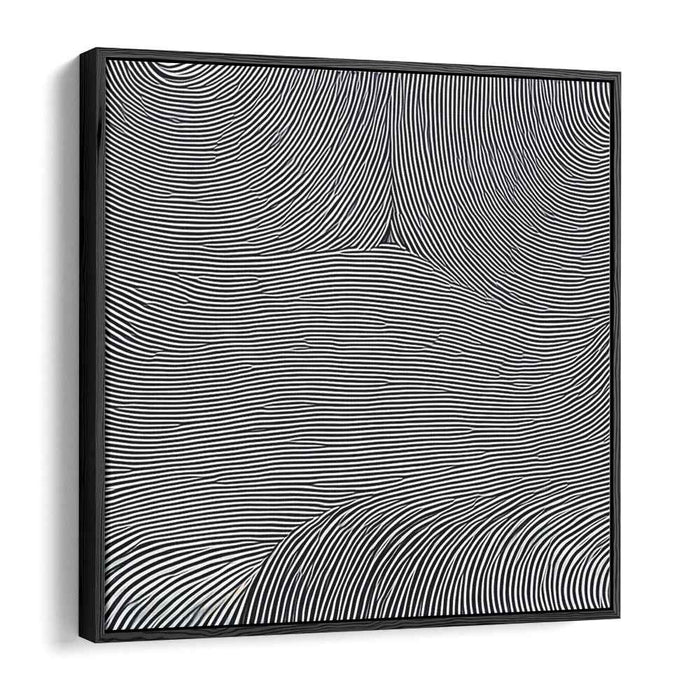 Illusionary Vortex: Hypnotic Optical Illusion Canvas Art Print