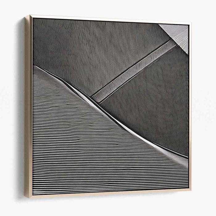 Obsidian Swells: Textural Waves in Black