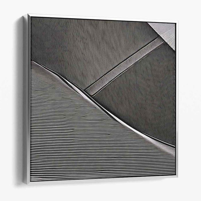 Obsidian Swells: Textural Waves in Black