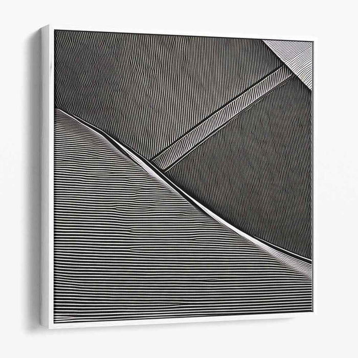 Obsidian Swells: Textural Waves in Black