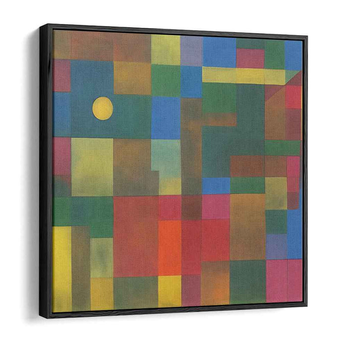 Diversionary Spectrum: Modernist Abstract Color Block Canvas Art Print