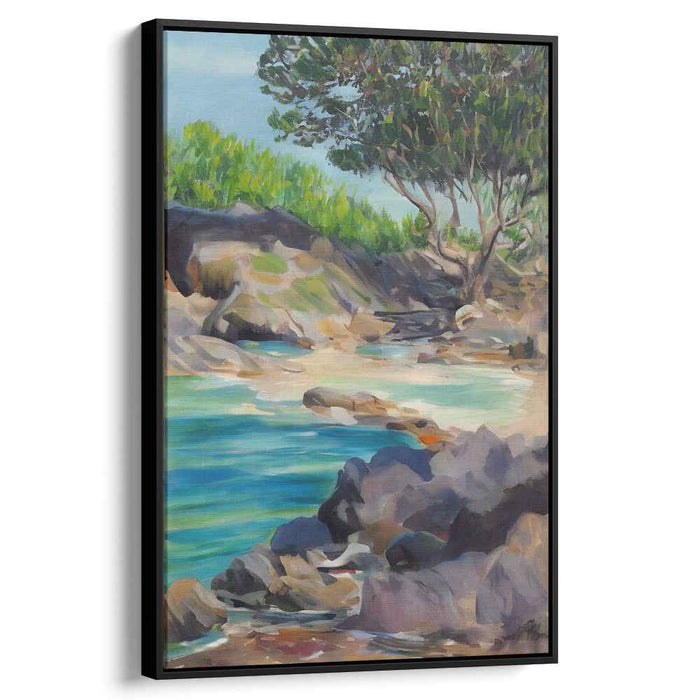 Serenity Creek: A Tranquil Landscape Canvas Art