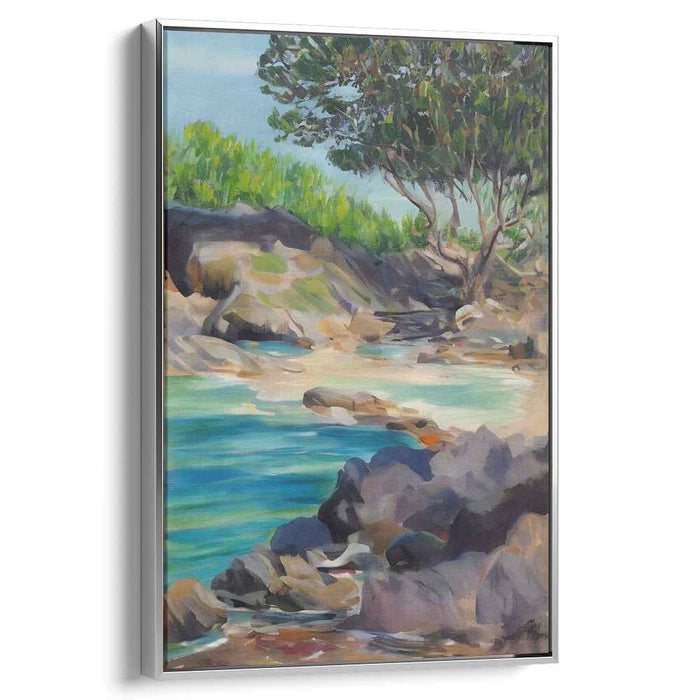 Serenity Creek: A Tranquil Landscape Canvas Art