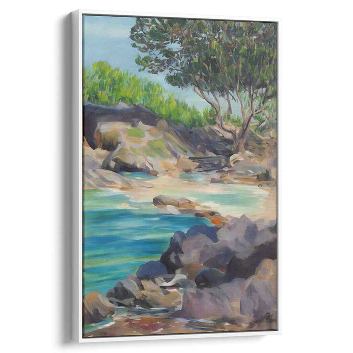 Serenity Creek: A Tranquil Landscape Canvas Art