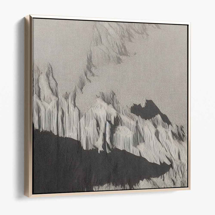 Terrain Tapestry: Textured Landscape Art Print