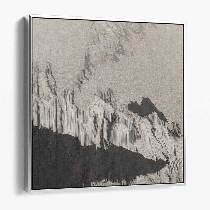 Terrain Tapestry: Textured Landscape Art Print