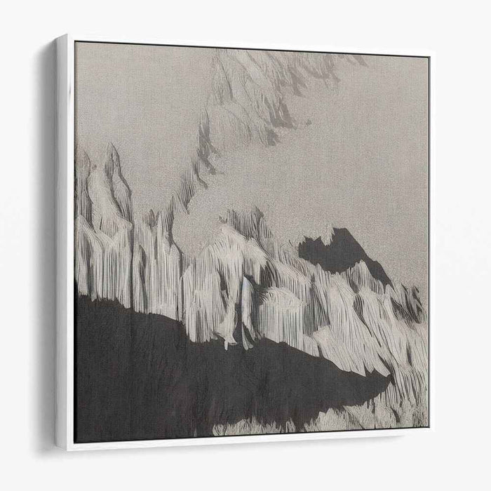 Terrain Tapestry: Textured Landscape Art Print
