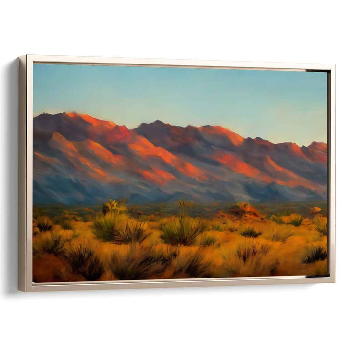 Ethereal Summit Odyssey: Majestic Mountain Landscape Canvas Art