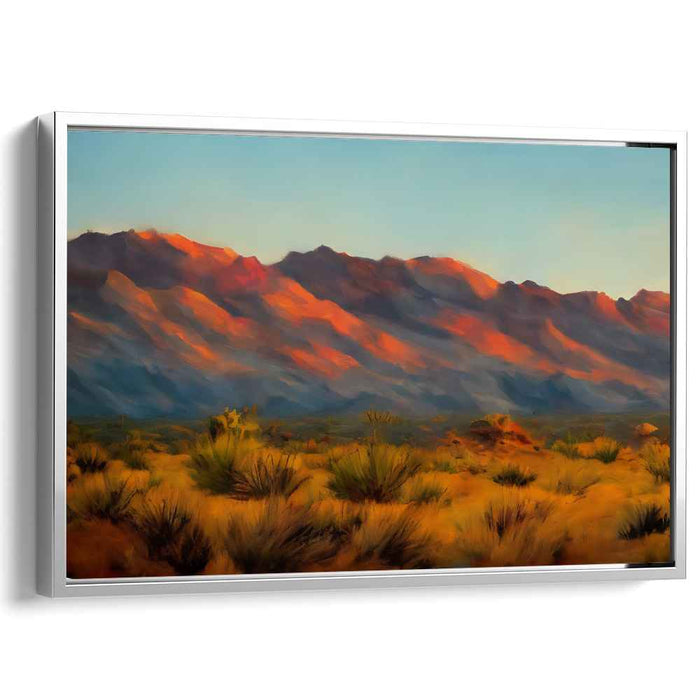 Ethereal Summit Odyssey: Majestic Mountain Landscape Canvas Art