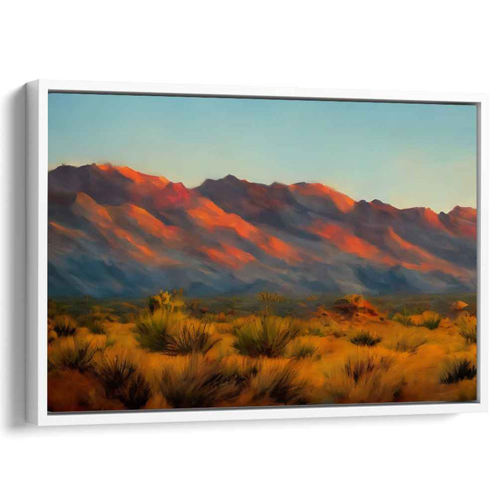 Ethereal Summit Odyssey: Majestic Mountain Landscape Canvas Art