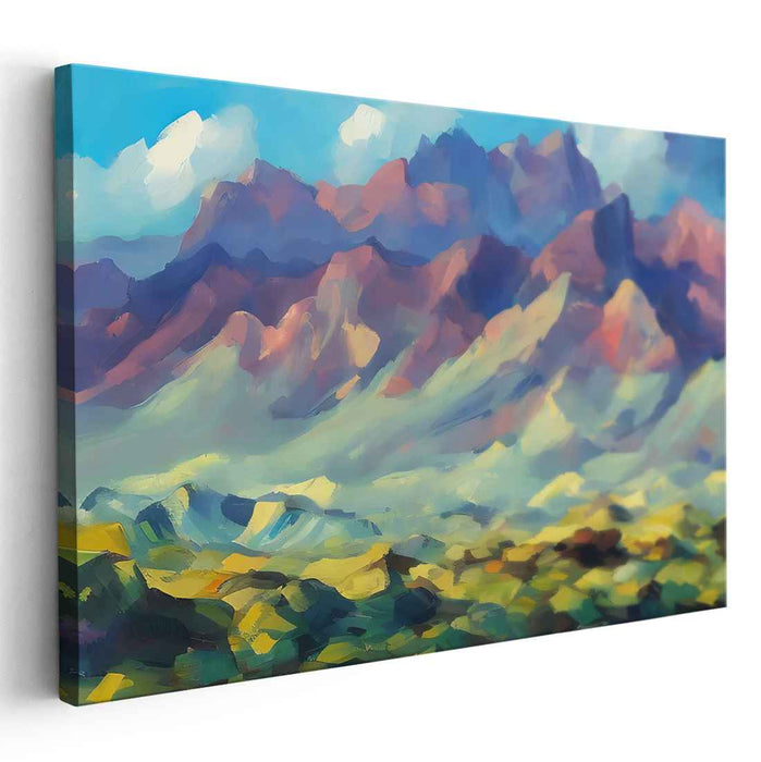 Brushstrokes Dance Among Trees: Impressionist Landscape Canvas Art