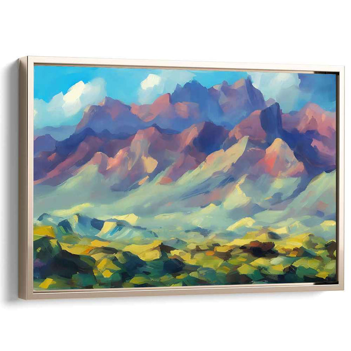 Brushstrokes Dance Among Trees: Impressionist Landscape Canvas Art