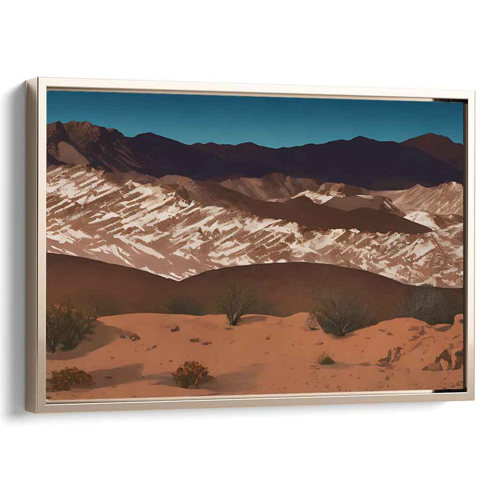 Majestic Peak Symphony: Majestic Mountain Canvas Art Print