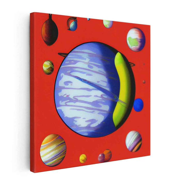 Cosmic Rift Exploration: A Vivid Journey Through Space Canvas Art Print