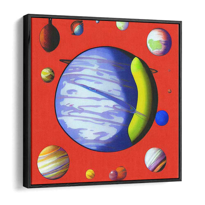 Cosmic Rift Exploration: A Vivid Journey Through Space Canvas Art Print