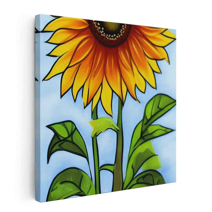 Line Art Sunflower #002