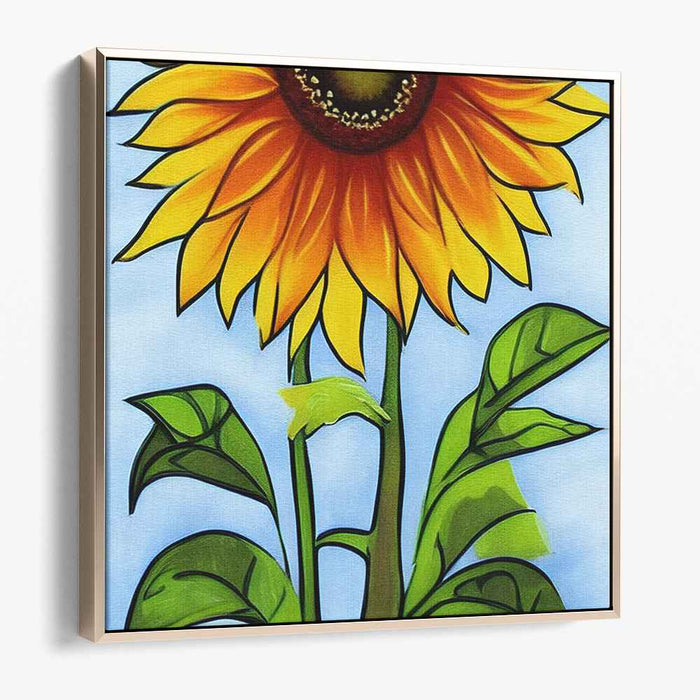 Line Art Sunflower #002