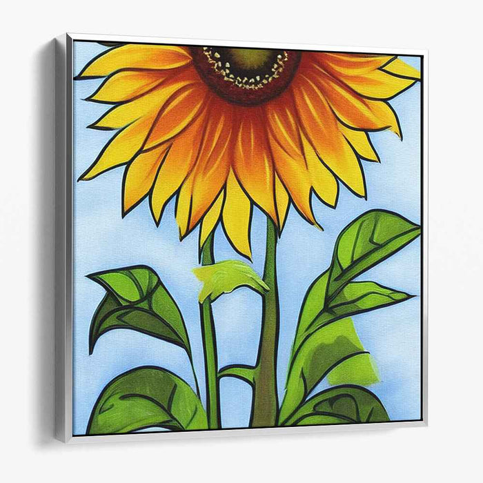 Line Art Sunflower #002