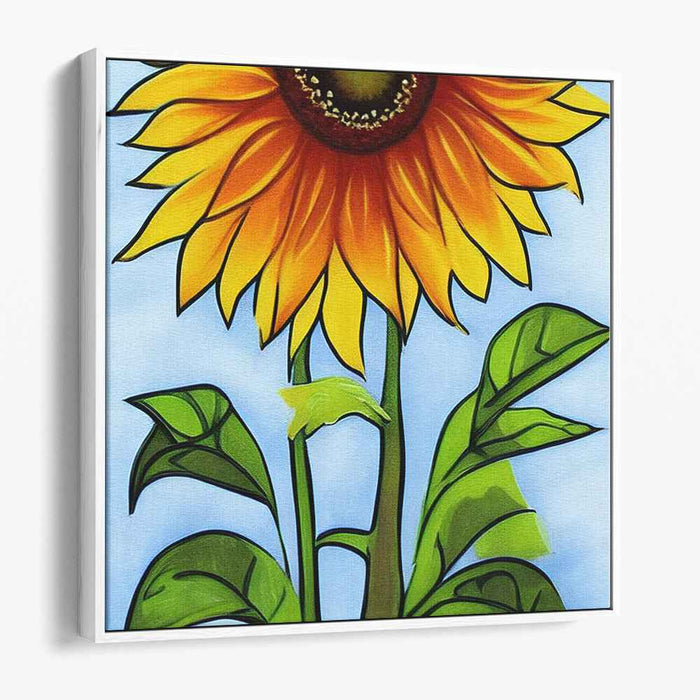 Line Art Sunflower #002