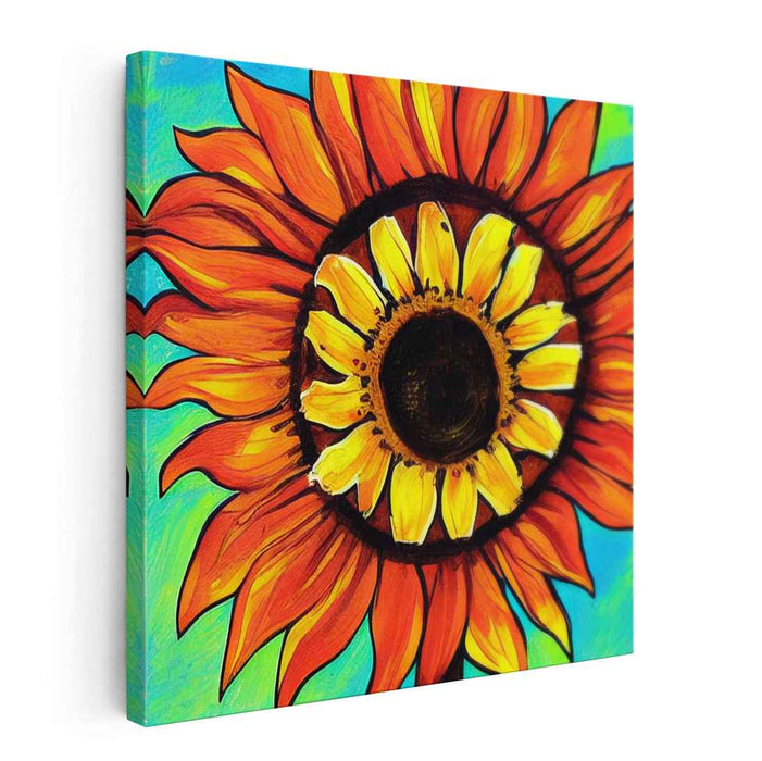 Color Burst Impressions: Vibrant Acrylic Canvas Art Print