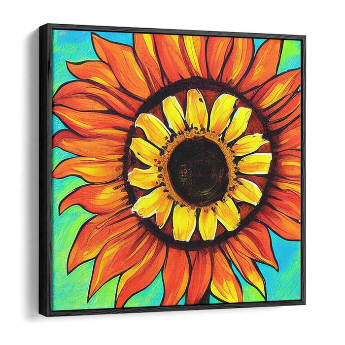 Color Burst Impressions: Vibrant Acrylic Canvas Art Print