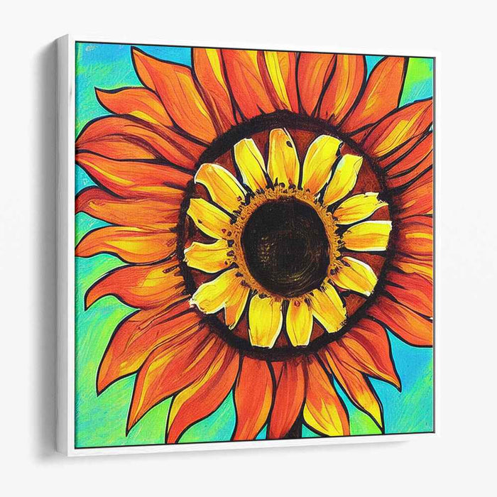 Color Burst Impressions: Vibrant Acrylic Canvas Art Print