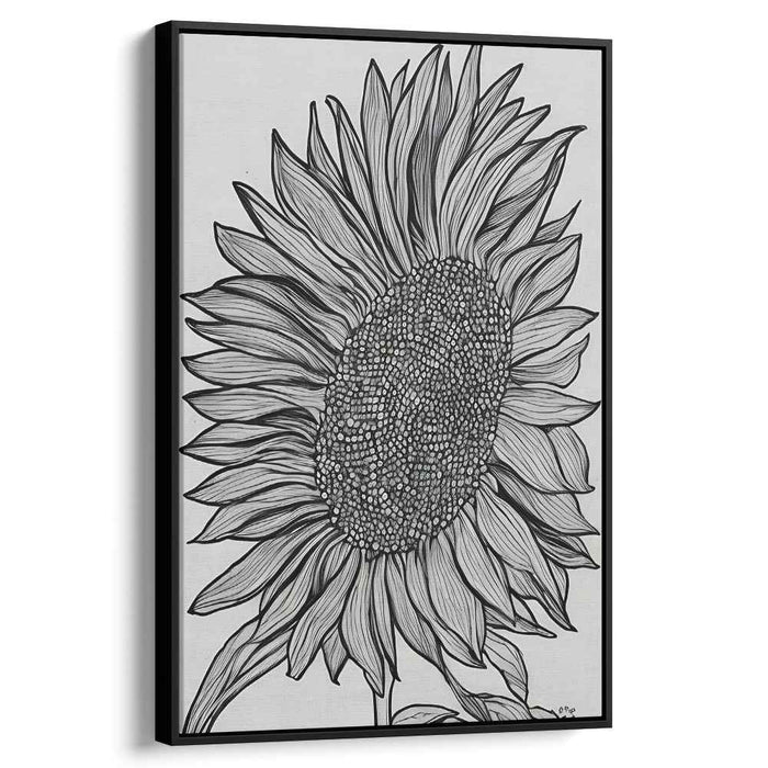Line Art Sunflower #207