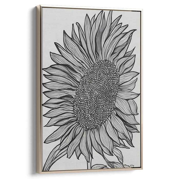 Line Art Sunflower #207