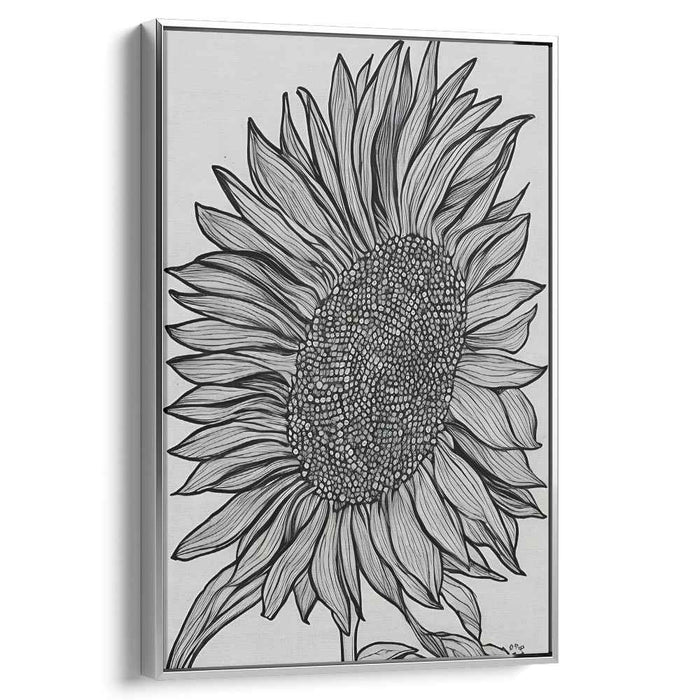 Line Art Sunflower #207