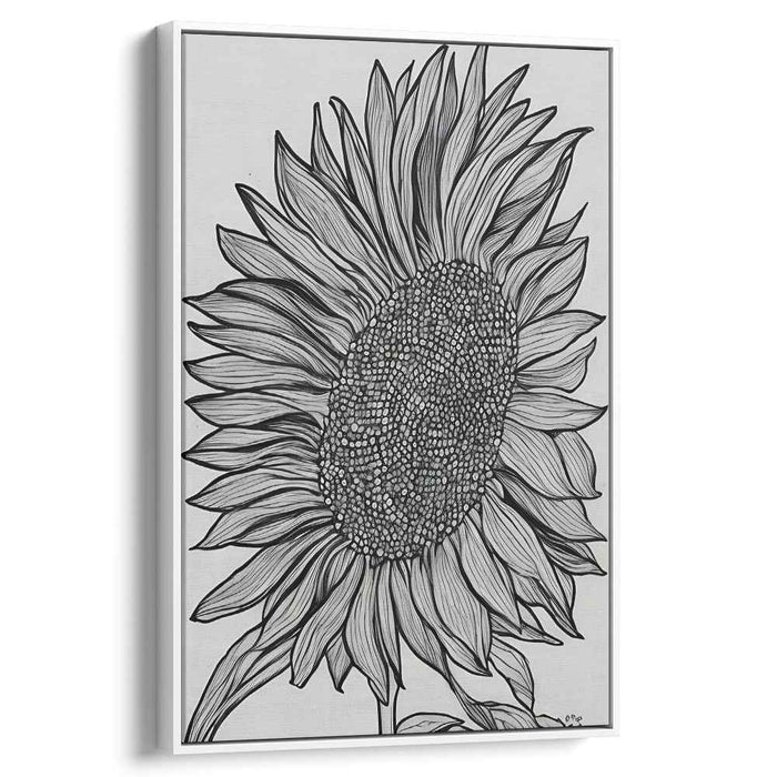 Line Art Sunflower #207