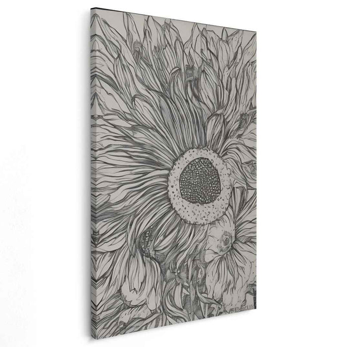 Line Art Sunflower #227