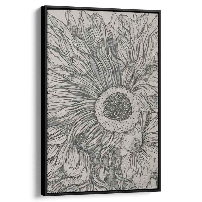 Line Art Sunflower #227