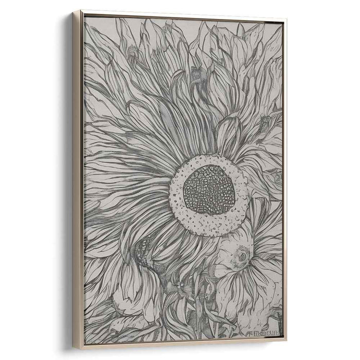 Line Art Sunflower #227