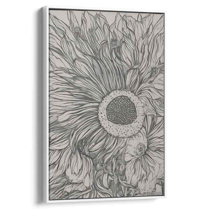 Line Art Sunflower #227