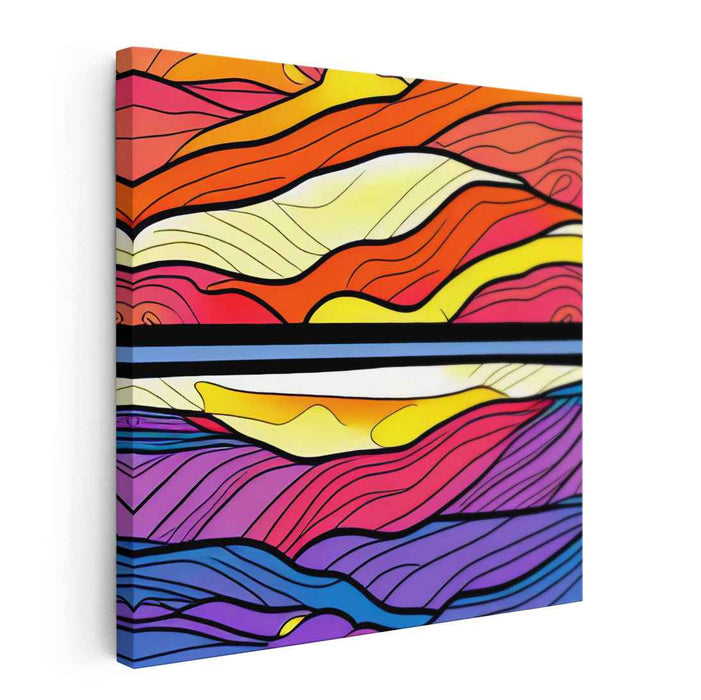 Line Art Sunset #012