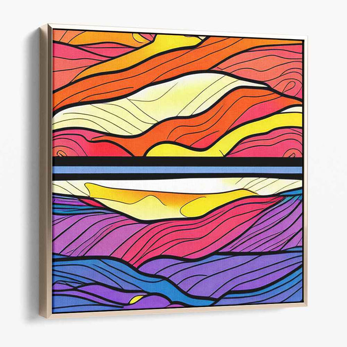 Line Art Sunset #012