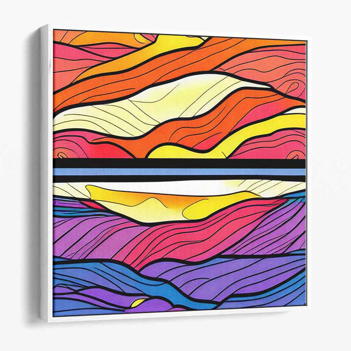 Line Art Sunset #012