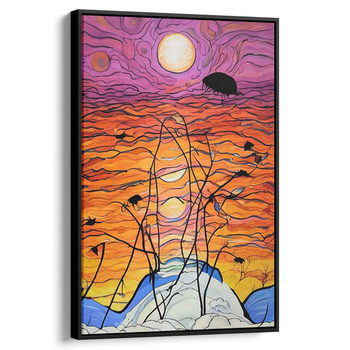 Line Art Sunset #203